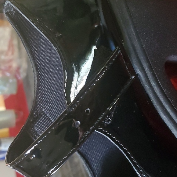 Women's disco black platform shoe - Picture 7 of 9